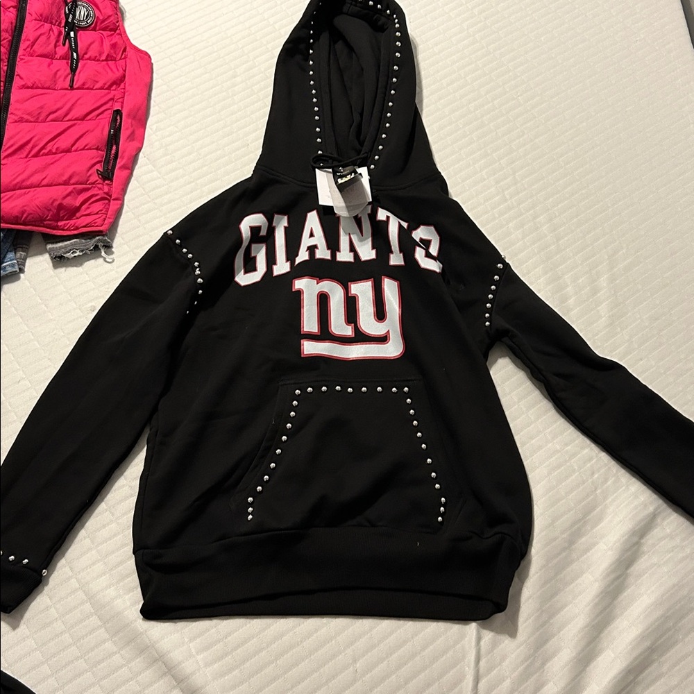 NFL Black and Red Giants Hoodie